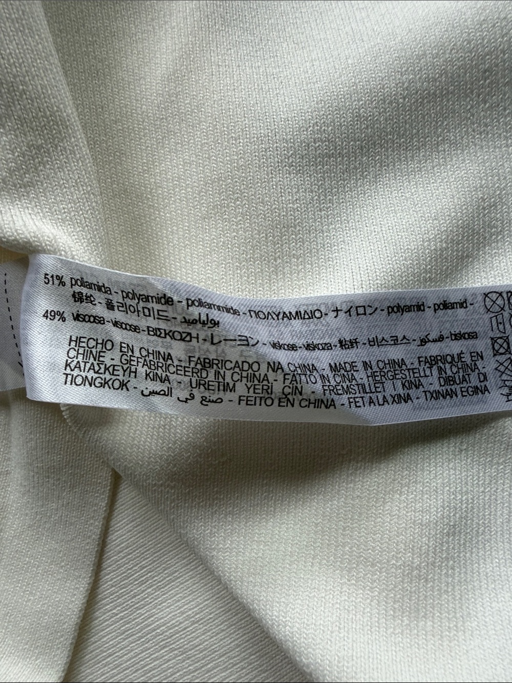 Zara White Tennis Dress Size Large - Picture 5 of 5
